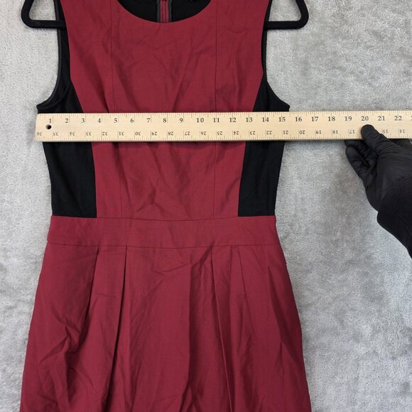 Theory Dress Womens 6 Sleeveless Wool Blend Sheath Pockets Darua Career Workwear - Picture 3 of 11